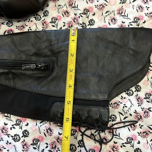 Faddist Leather Over Knee Boots - Picture 11 of 12